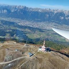 Flugwegposition um 12:53:09: Aufgenommen in der Nähe von Gemeinde Patsch, Österreich in 2361 Meter